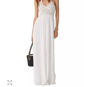 ba&sh Firenza Crochet Maxi Dress